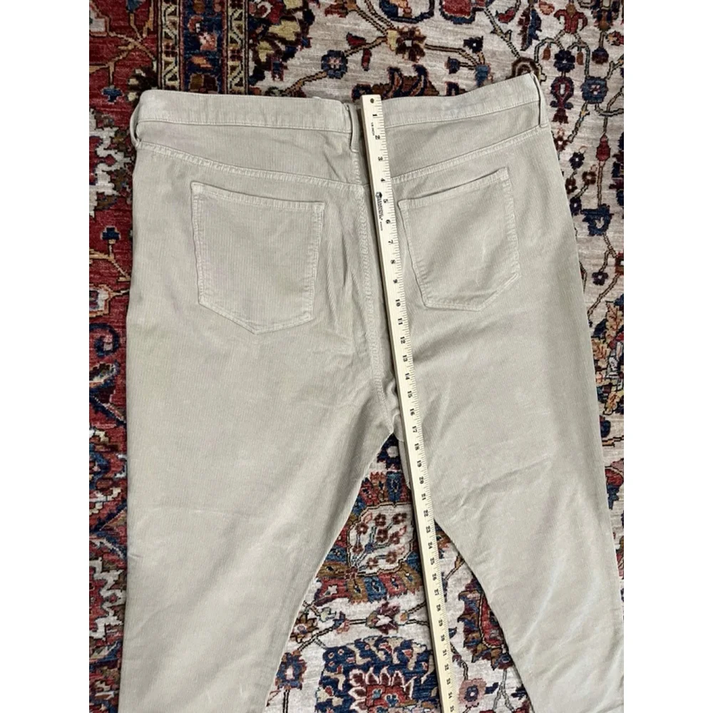 New with Tag Banana Republic Beige Micro Corduroy Fall Pants Size 35